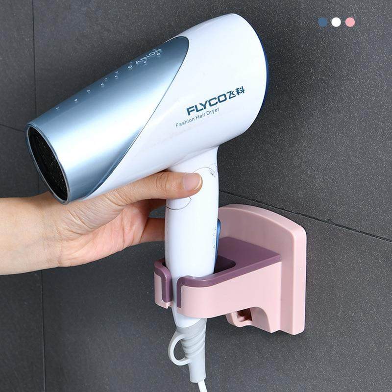 新款直销2319壁挂式吹风机收纳架卫生间免打孔浴室置物架粘贴式风,家庭/个人清洁工具,吹风机置物架,淘宝优惠券,粉丝福利购,淘宝优惠卷