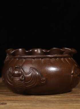 直销新款苏工紫铜金钱袋 家居装饰创意礼品铜摆件 工艺品摆设一件