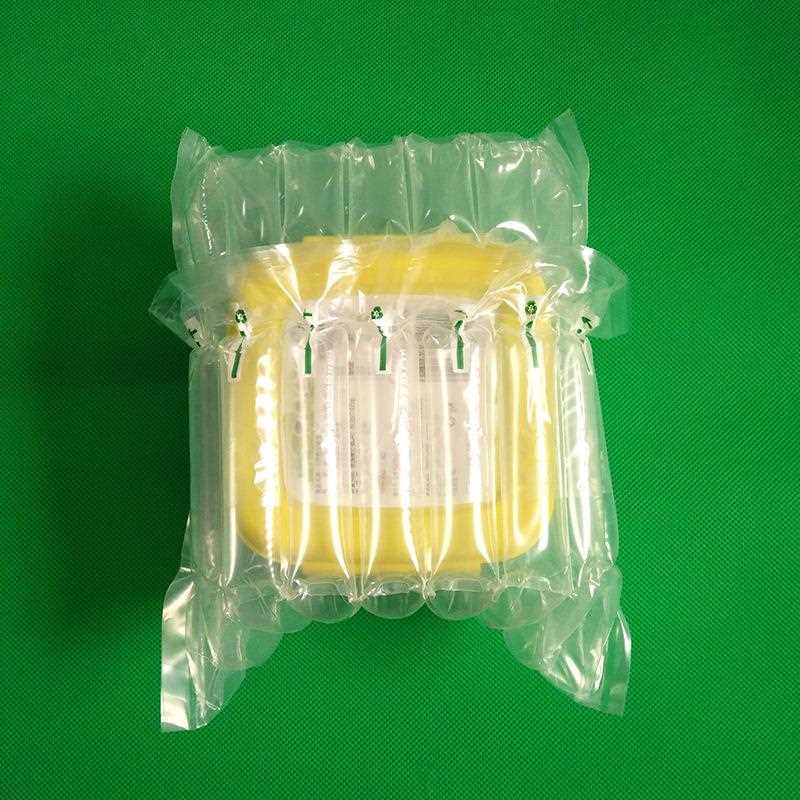 直销新款9柱高12CM豆瓣酱充气气泡袋快递包装气泡柱防震气囊袋加