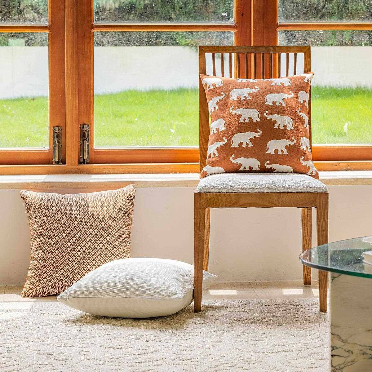 新款直销橙色雪尼尔沙发抱枕套ins风北欧现代简约床头靠垫靠枕床,居家布艺,抱枕被,淘宝优惠券,粉丝福利购,淘宝优惠卷