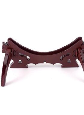 直销新款陶瓷装饰盘底座家居看盘支架浮雕龙头架底座现货可加logo