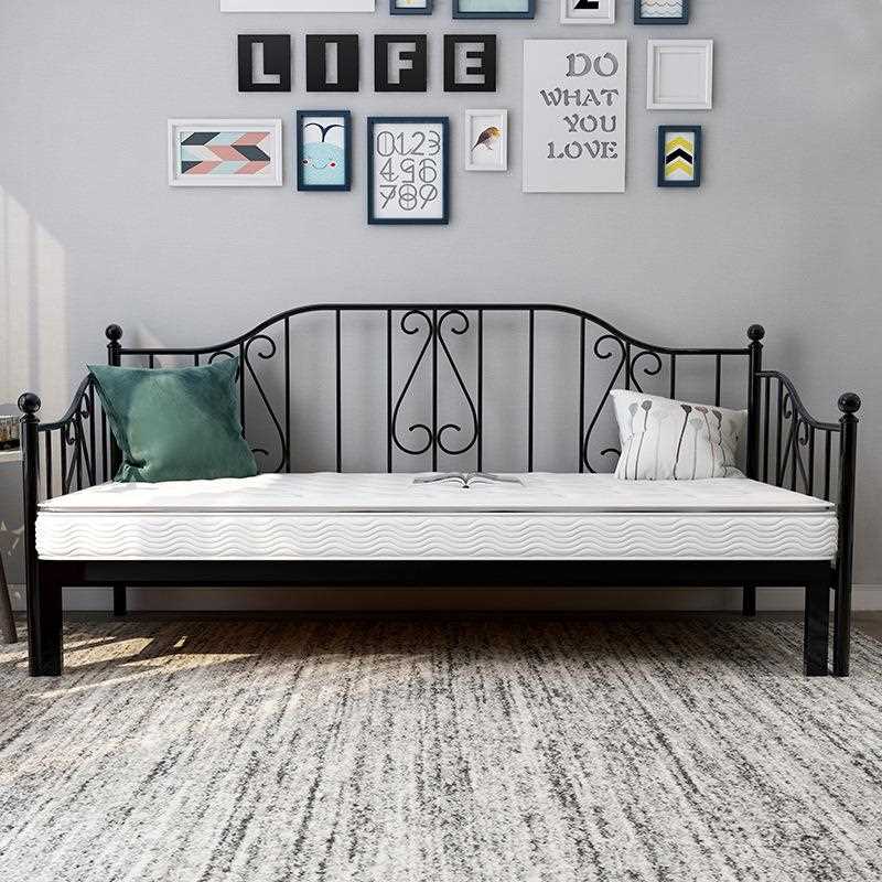 直销新款3EW1欧式铁艺多功能沙发床经济型推拉床铁床简约双人床折