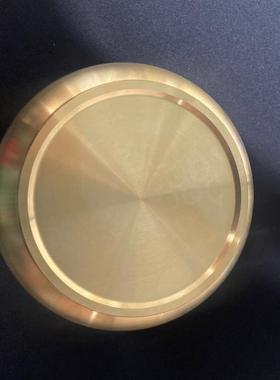 直销新款黄铜金属烟灰缸大小号办公室家用客厅中式全铜摆件装饰礼