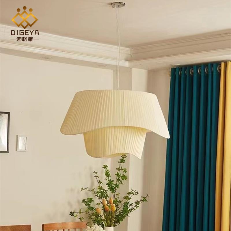 直销新款中古风简约简约民宿客厅灯设计师创意餐厅卧室帽子吊灯
