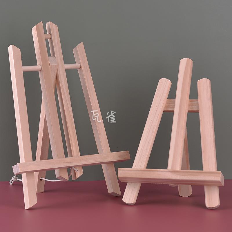 直销新款迷你小画架木质初学者台式桌面画架水粉展示架平板支架式