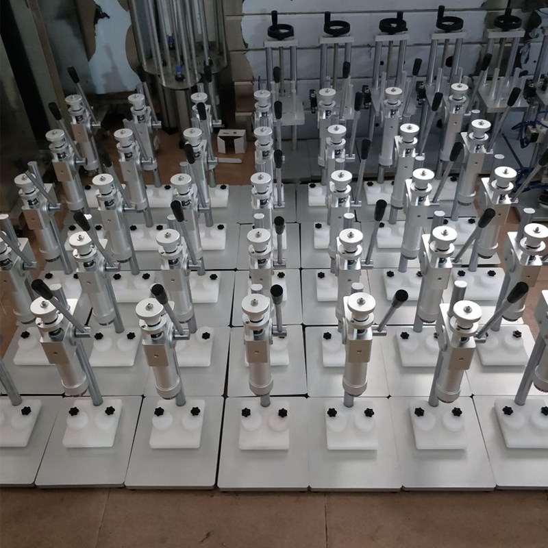 手动封口机香水瓶压盖机口服液抓盖机轧盖铝塑化妆品喷头中套机