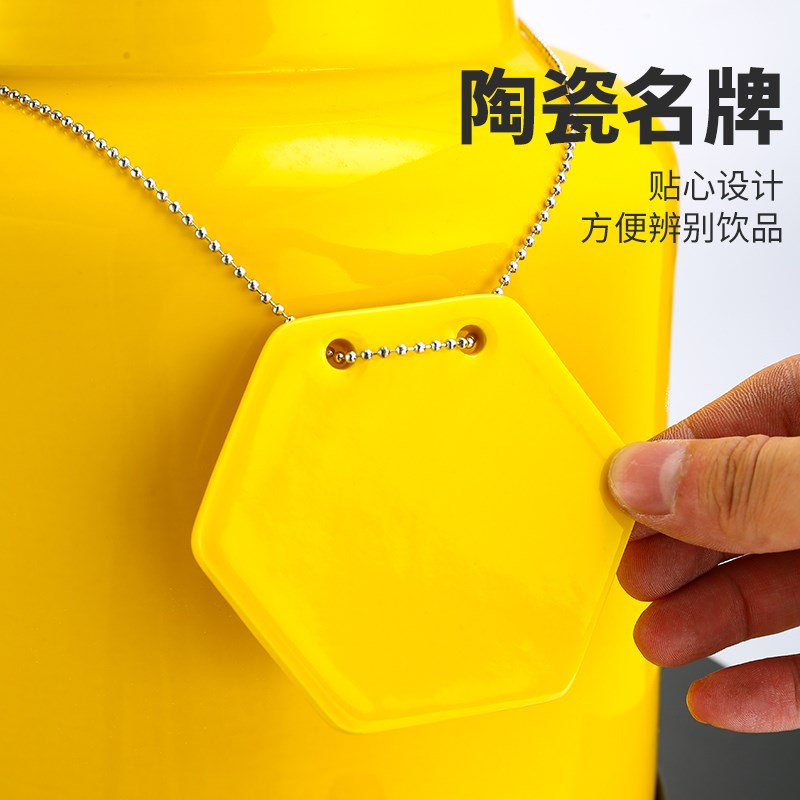 自助餐保温奶茶鼎电加热豆浆牛奶咖啡桶饮料机陶瓷双头茶水果汁鼎