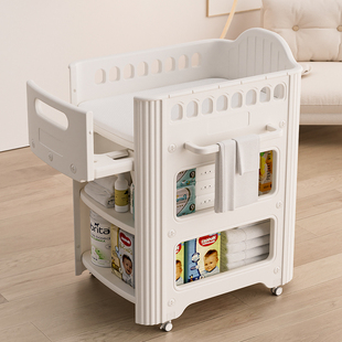 可鲁比婴儿尿布台宝宝抚触护理台换尿布可移动新生儿洗浴婴儿床