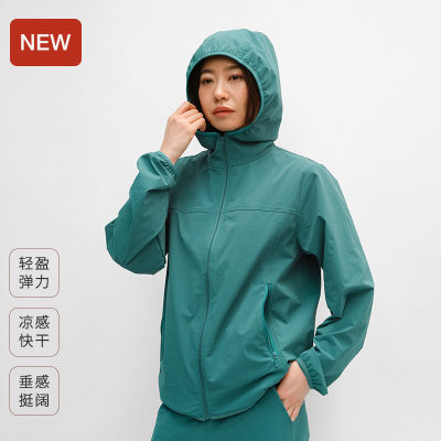 DOVERIST Selected系列弹力防晒夹克UPF50+轻薄凉感快干140g/㎡
