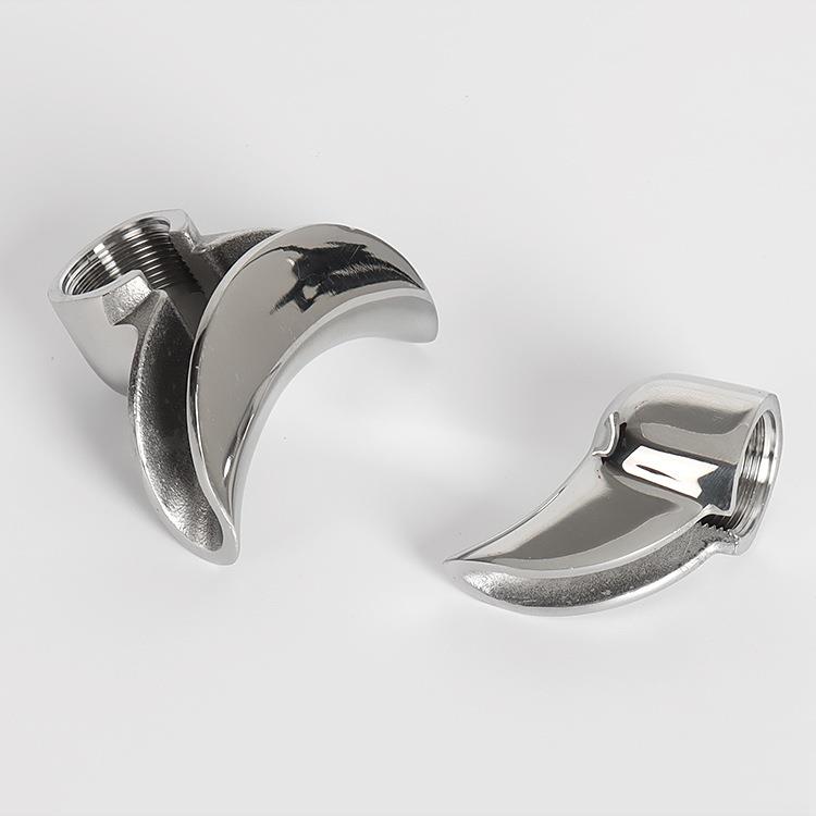 半自动咖啡机手柄分流嘴不锈钢漏嘴导流嘴单份双份58mm爱宝配件