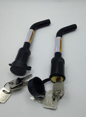 跨境拖车锁牵引钩锁拖车臂Towing Hitch Locks银色黑色多款式