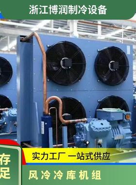 雪人莱富康活塞压缩机 SP4L0600 6匹中低温半封闭冷库制冷机组