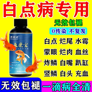 【白点全消】鱼康宝鱼病专用鱼药烂身烂尾白点白毛掉鳞消炎杀菌液