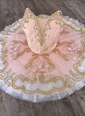 花仙子睡美人芭蕾舞裙TUTU盘裙蓬蓬裙成人儿童专业定制比赛演出服