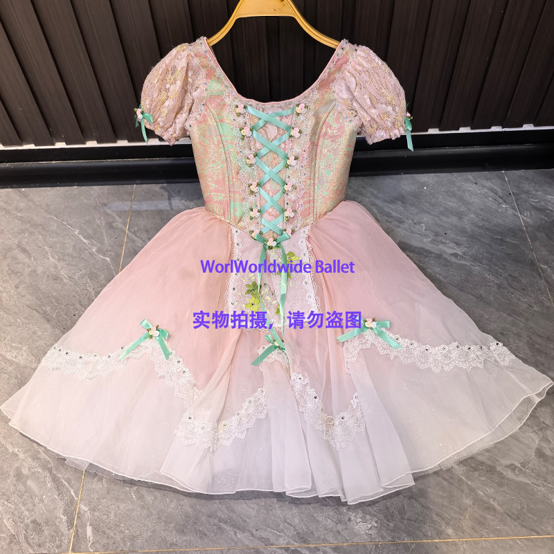 关不住的女儿吉赛尔芭蕾舞裙演出纱长裙儿童成人定制款比赛表演服