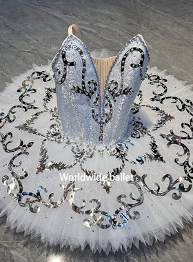 GDC银仙子天鹅湖舞台剧目芭蕾演出tutu裙白色成人儿童定制比赛服