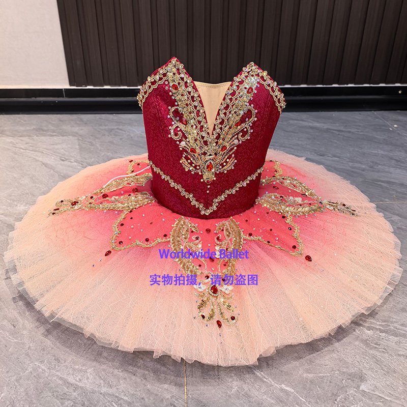 艾斯米拉达唐吉可德变奏芭蕾舞裙演出tutu盘裙儿童成人比赛表演服