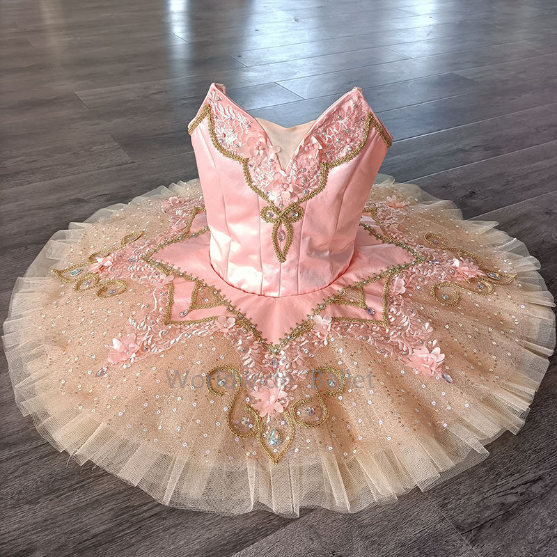 花仙子睡美人芭蕾舞裙TUTU盘裙蓬蓬裙成人儿童高级私人定制比赛服