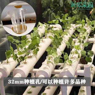 种植机自动循环平面种植花架 阳台无土栽培设备室内水培蔬菜管道式
