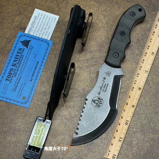 美国进口TOPS托普斯TomBrown Tracker追踪者户外生存求生刀