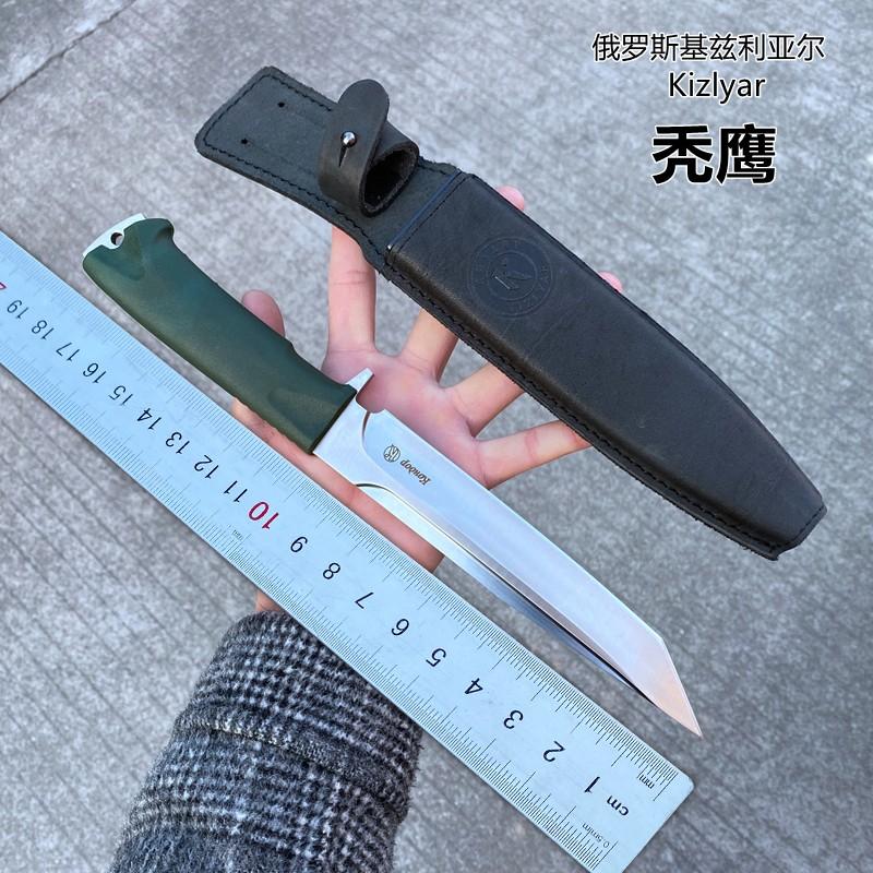 高硬度进口A2钢户外求生刀
