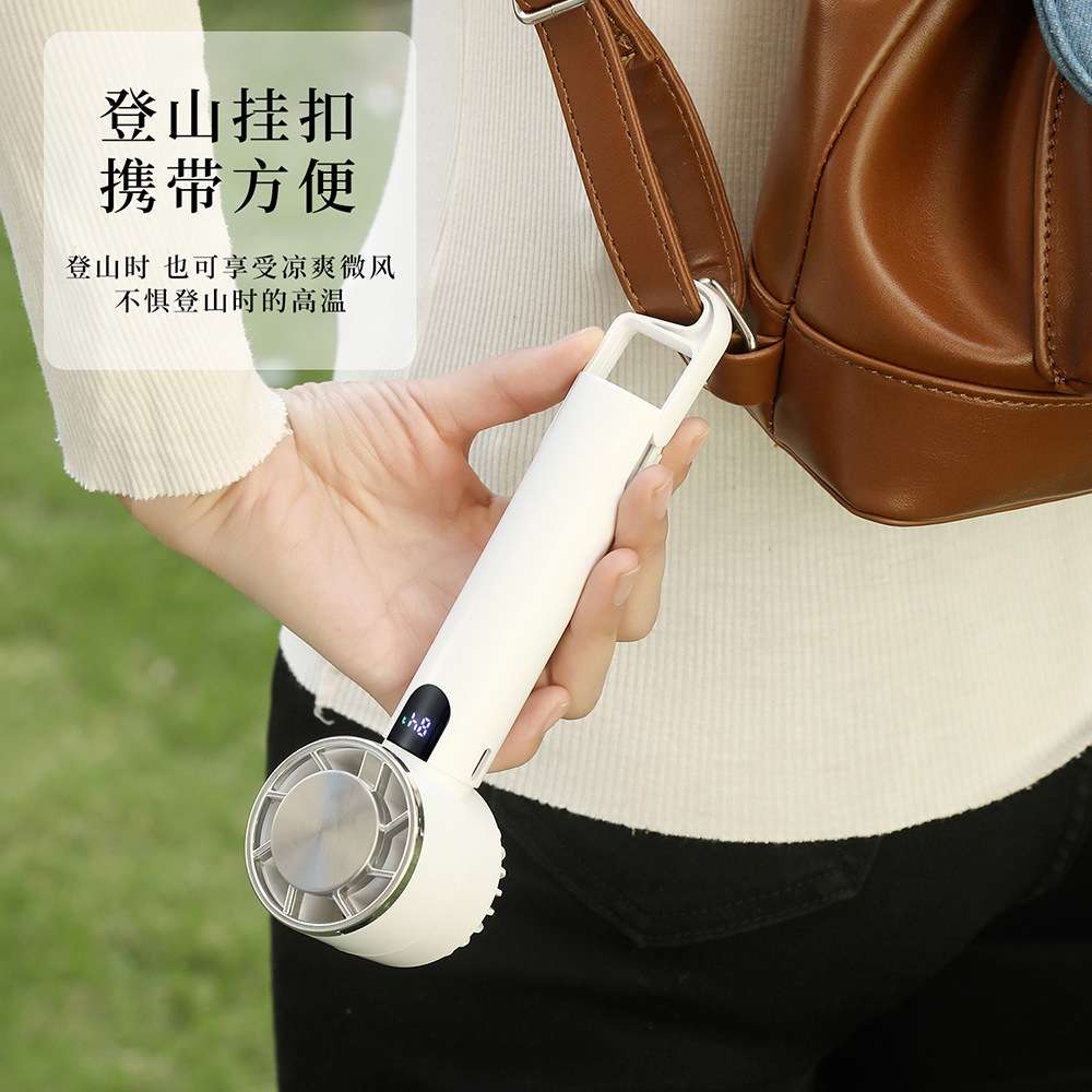 维特世嘉新款数显制冷冰敷跨境桌面风扇便携式超长续航手持风扇