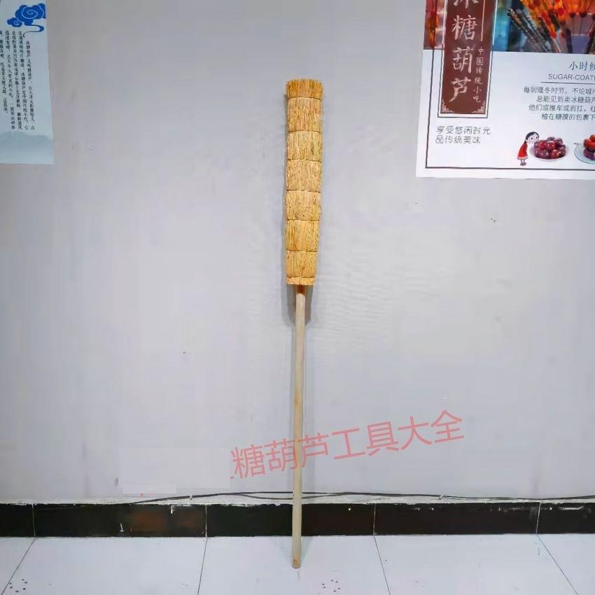 新冰糖葫芦展示架木制芦草靶子插冰糖葫芦老式稻草把插架糖画摆摊