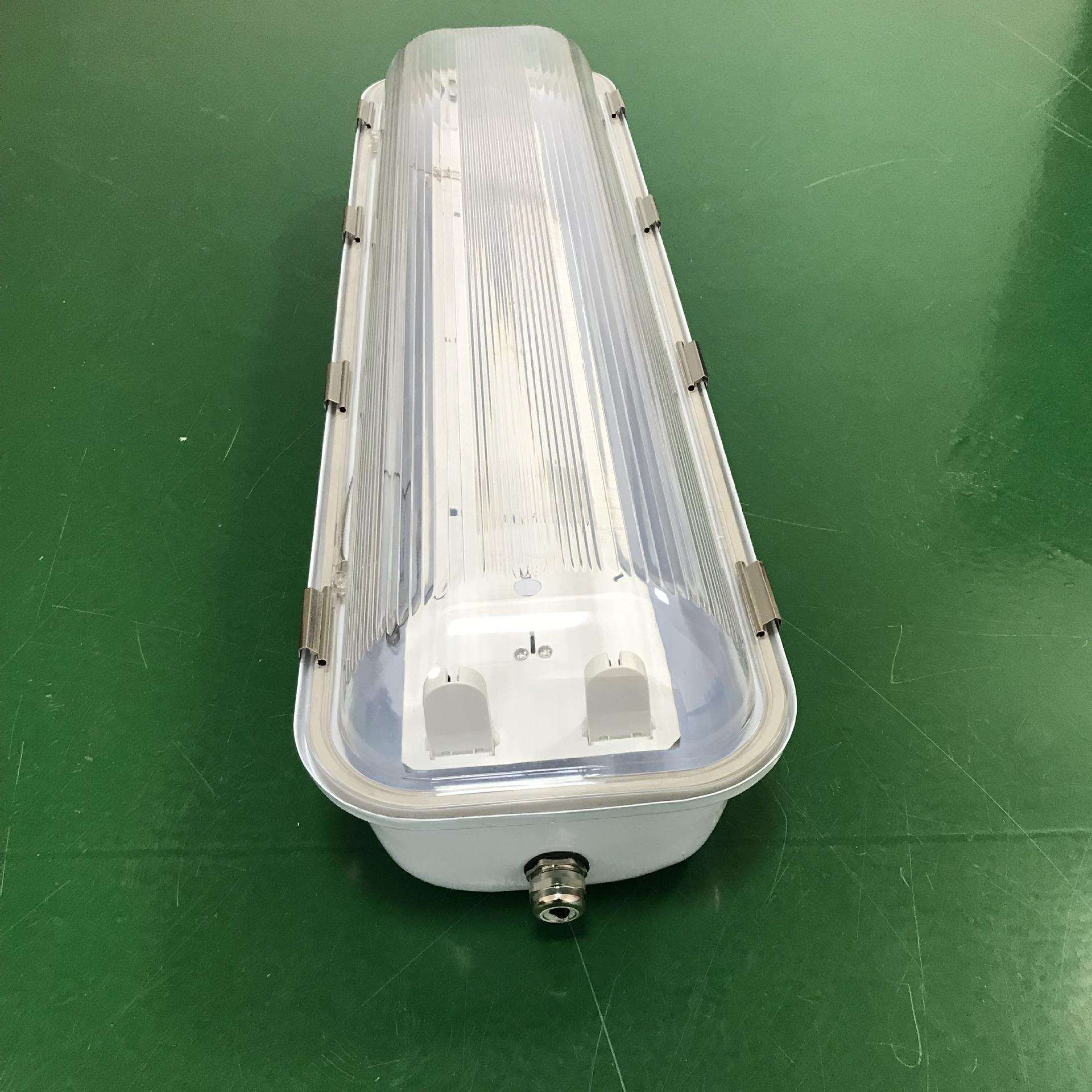 t8不锈钢三防灯外壳316不锈钢三防双管荧光灯船舶过道专用LED灯具