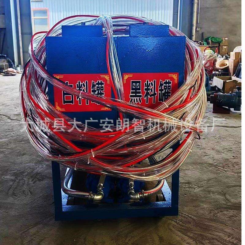 发泡机设备厂家小型聚氨酯泡沫灌注管中管罐体夹层填充浇注机