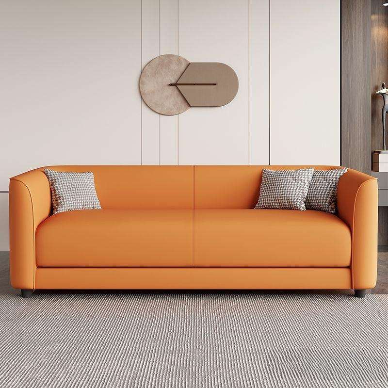 现代简约轻奢小户型免洗沙发客厅卧室美发店出租房双人三人小沙发