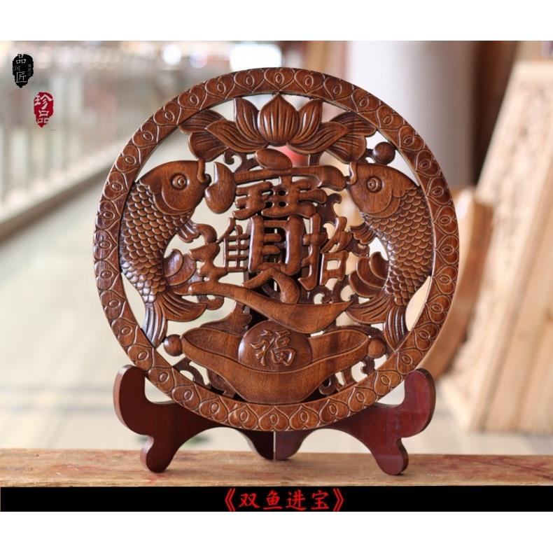 木雕挂件客厅茶几中堂玄关电视柜博古架百宝架摆件工艺品屏风