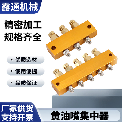 集中器一对一注油多位黄油嘴加长