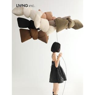 LIVINGinc.打个结异形抱枕海带结儿童卧室床头客厅沙发腰靠垫枕