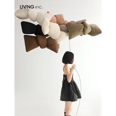 LIVINGinc.打个结异形抱枕海带结儿童卧室床头客厅沙发腰靠垫枕