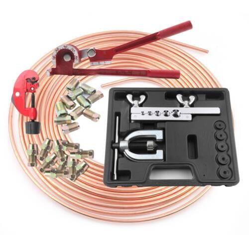 制动管路维修套件铜管扩口工具切割器折弯机316活接头螺母