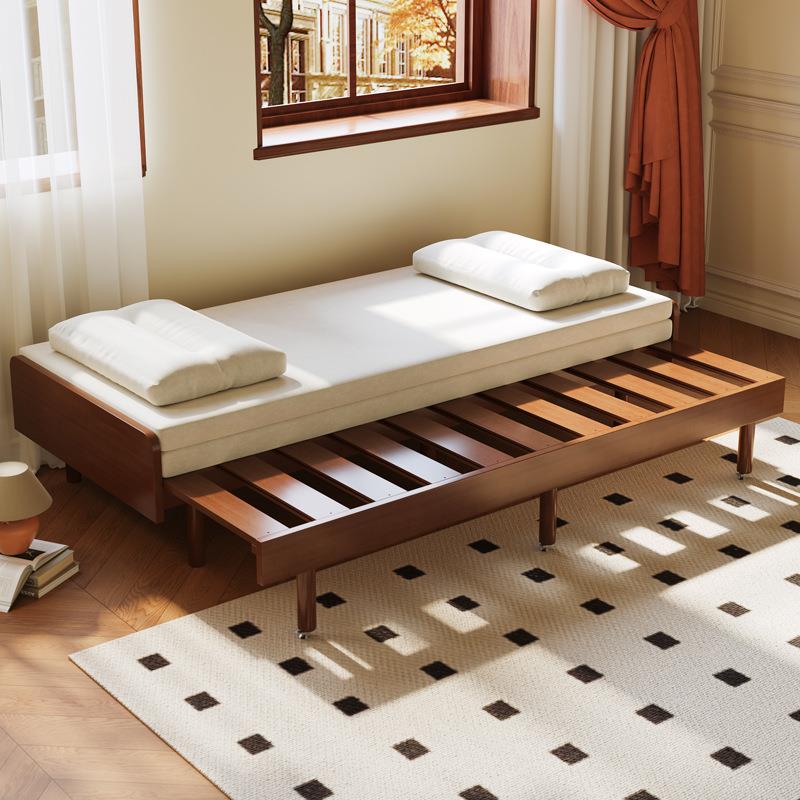 实木沙发床折叠两用抽拉床小户型客厅24新款多功能坐卧午睡伸缩床