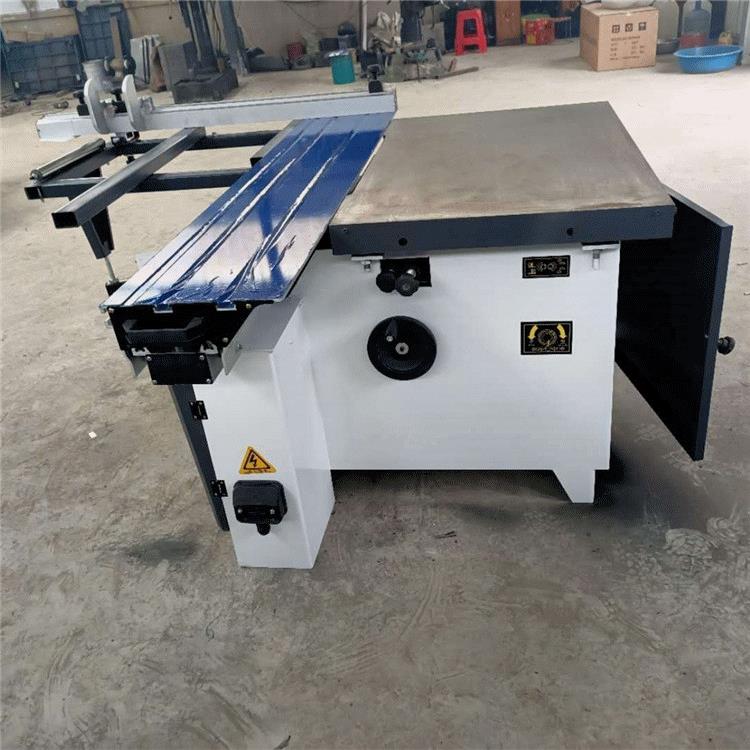 木工台锯床裁板锯45度90度推台断料锯电动升降锯片