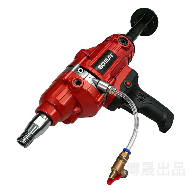 博深1602水钻机无水封大功率空调钻孔机手持金刚石开孔干打混凝土