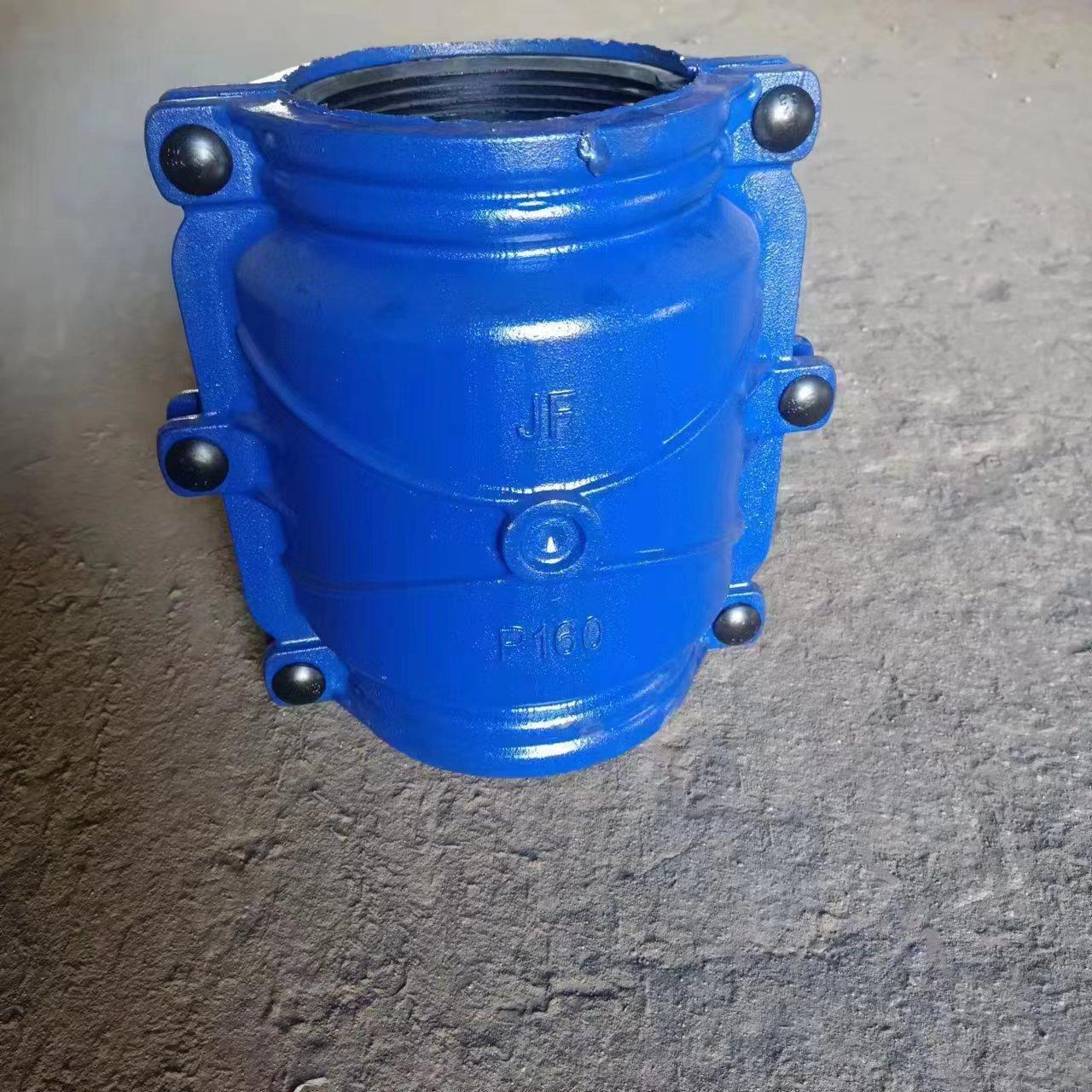 球墨铸铁哈夫节承口抢修器大肚子抱箍快接PE管补漏器管道接头抢修