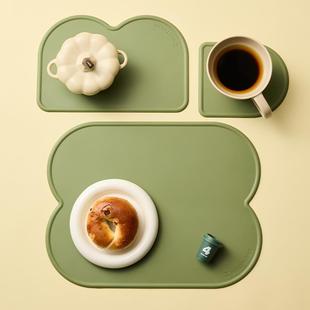 德国进口硅胶餐垫隔热防滑餐桌垫防烫垫家用厨房餐厅锅垫碗垫杯垫