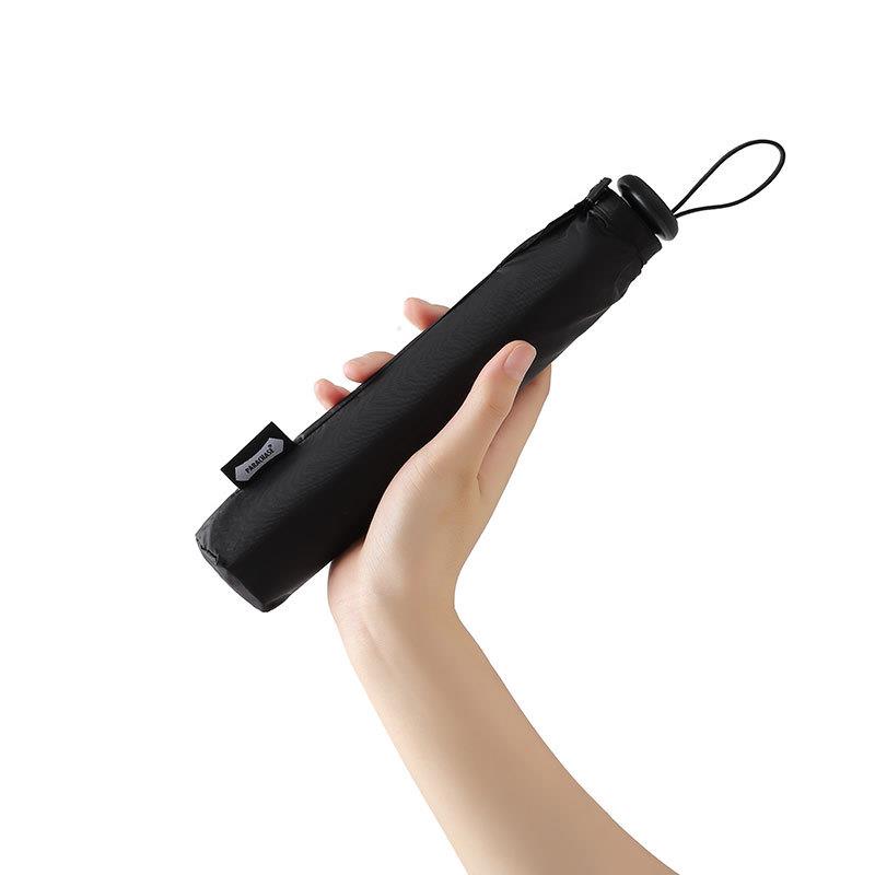 PARACHASE108cm超轻加大伞黑胶防紫外线太阳伞晴雨伞两用遮阳伞女