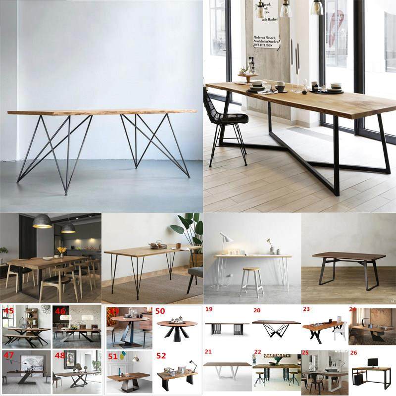 diy异形定制桌子定做桌脚实木铁艺办公桌会议桌柜子木桌餐桌原木,住宅家具,实木餐桌,淘宝优惠券,粉丝福利购,淘宝优惠卷