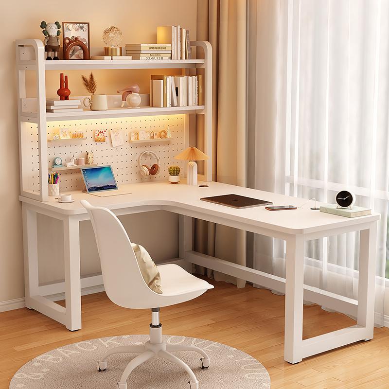 【香港到家】角落电脑桌书桌书架集成桌家庭卧室孔板桌面