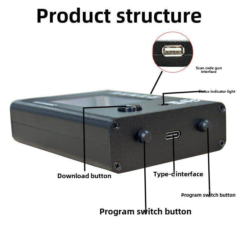 稀微ESP8266 ESP32乐鑫烧录器离线编程器专业脱机芯片下载器RX680