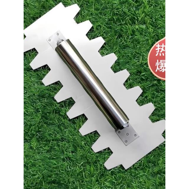 刮泥瓦工批灰刀带齿抹灰刀不锈钢抹子锯齿铺瓷砖胶刮墙刮灰抹泥刀