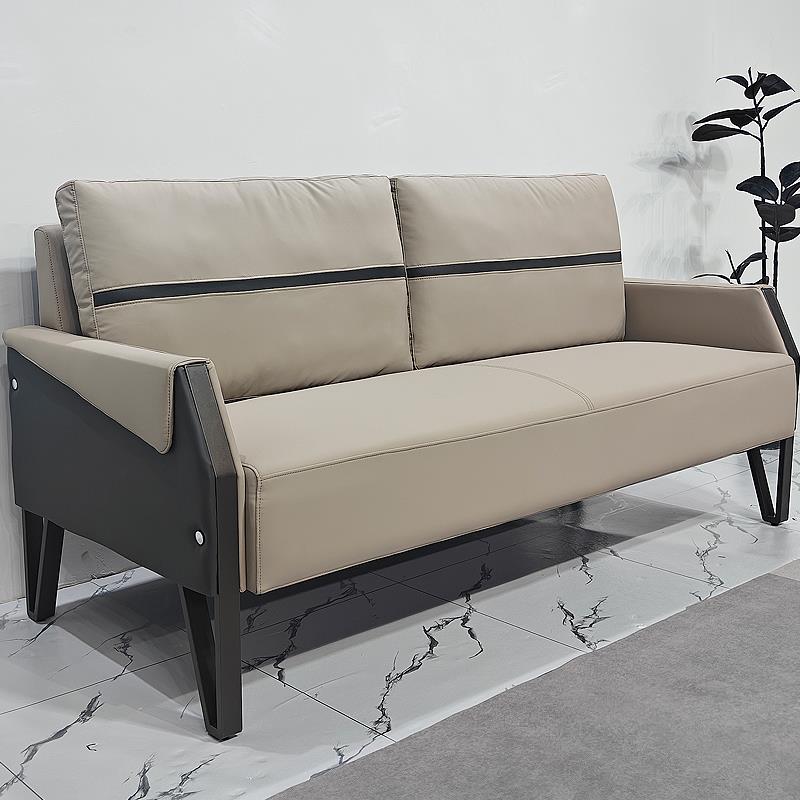 单人贵宾接待商务会客办公沙发简约现代洽谈室办公室三位沙发茶几