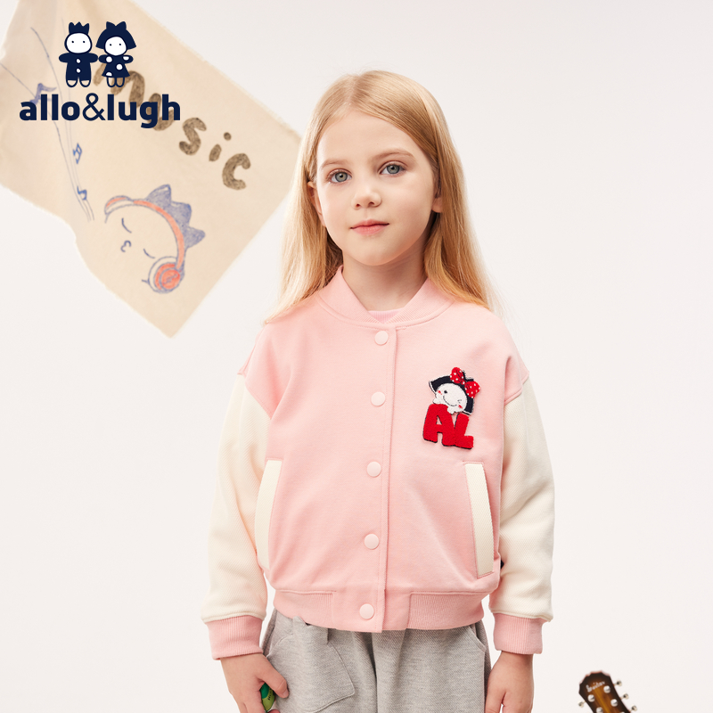 阿路和如秋款棒球外套上衣