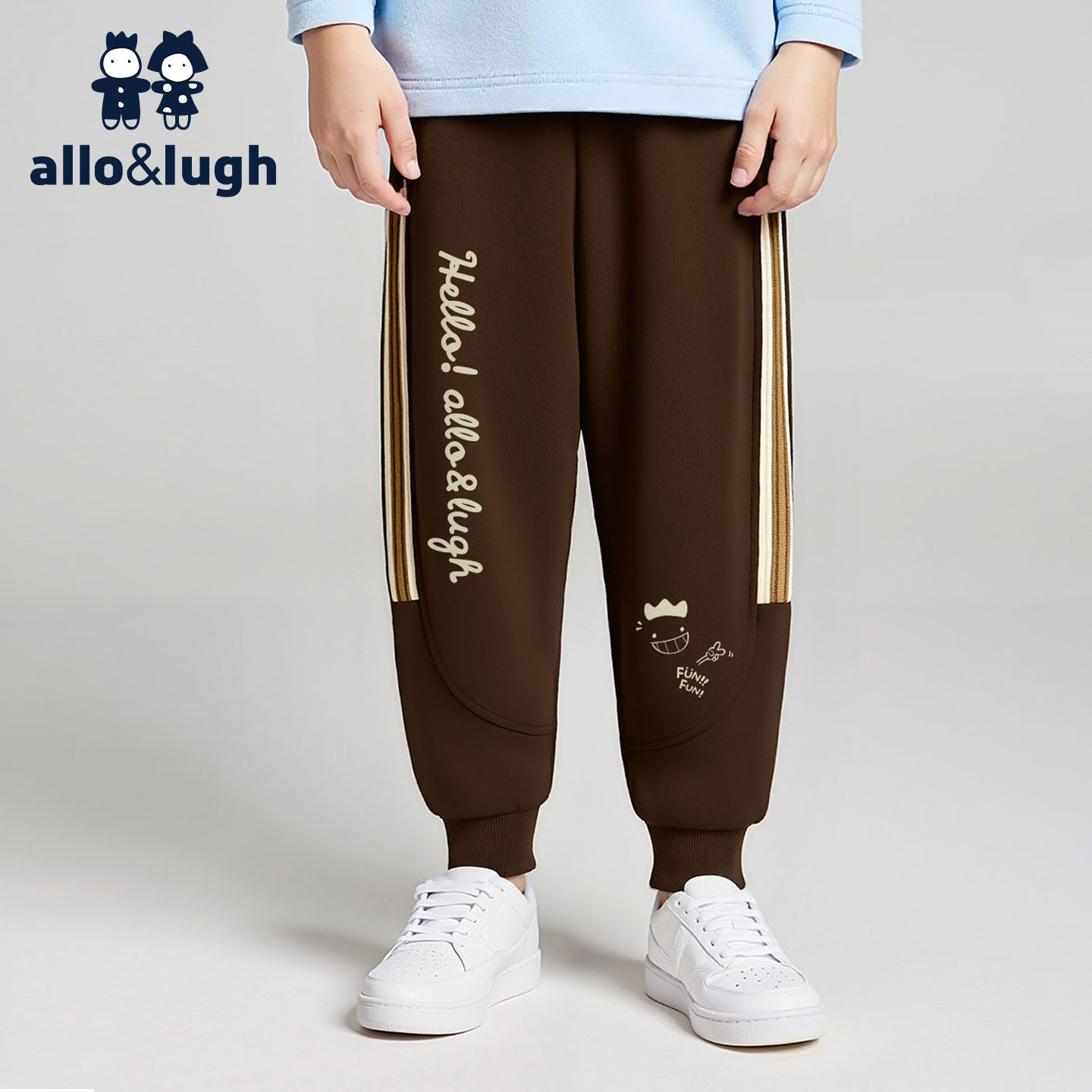 阿路和如童装男童卫裤2025年秋冬新款休闲裤潮儿童韩版运动裤子