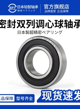 日本进口双列密封调心球轴承1304RS高速轴承1305 1306 1307ATN