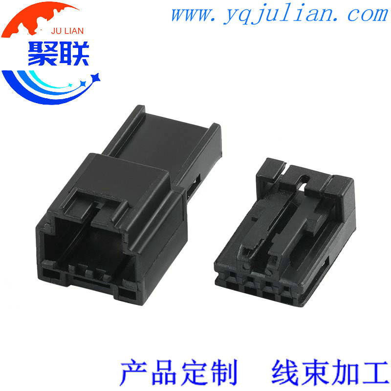 DJ7047A-0.6-11 适用于江淮瑞丰电动尾门开关4P线束插头 936121-1